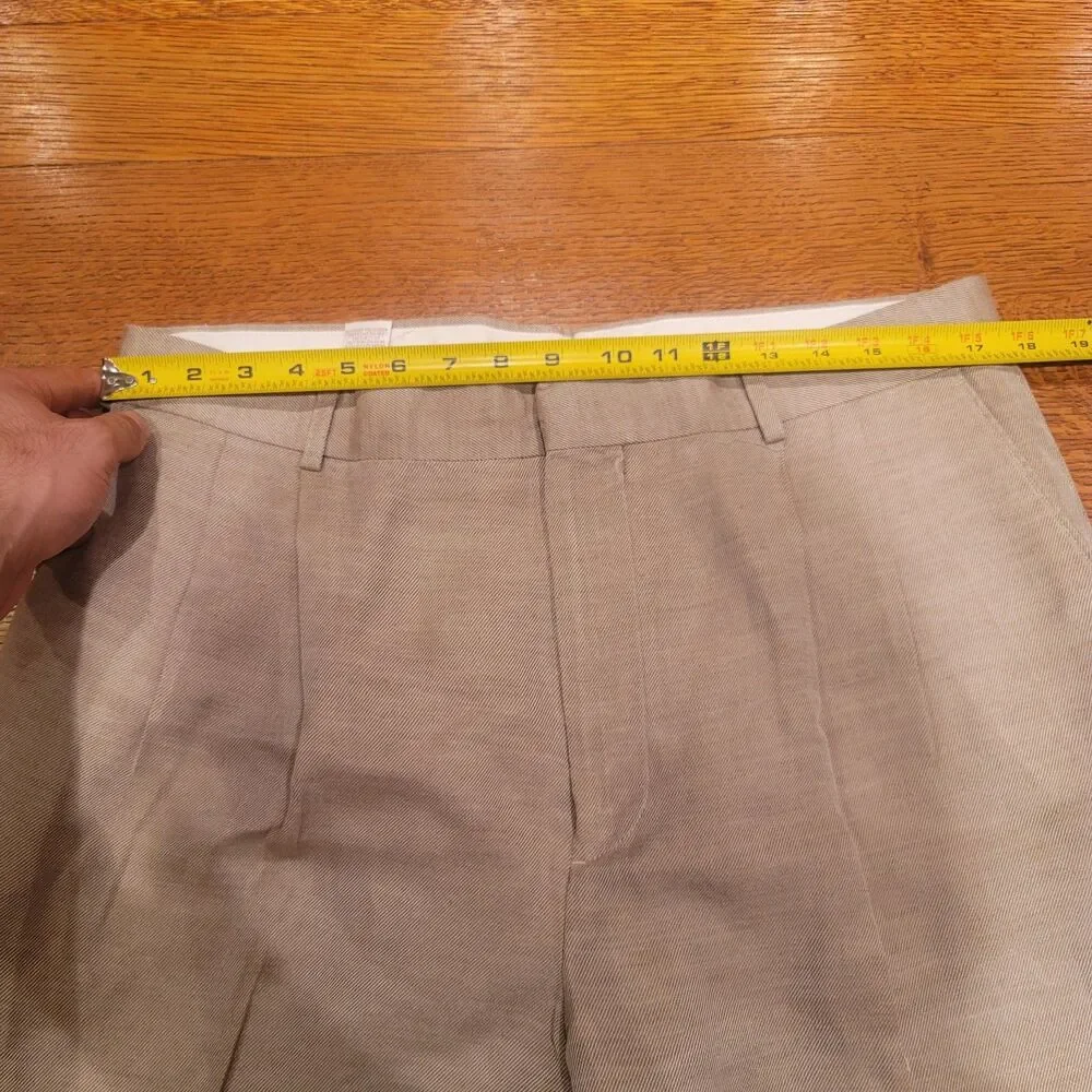 Perry Ellis Lyocell Linen Blend Men's Pants 38X32